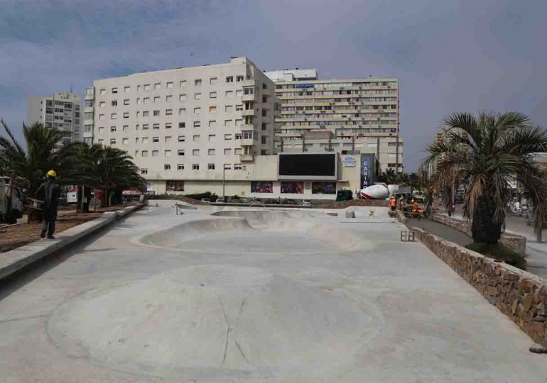 Carballal anunció inminente inauguración de la pista de skate