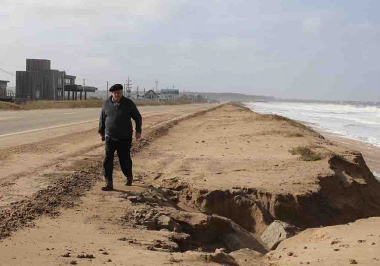 Antía recorrió zona afectada en ruta 10