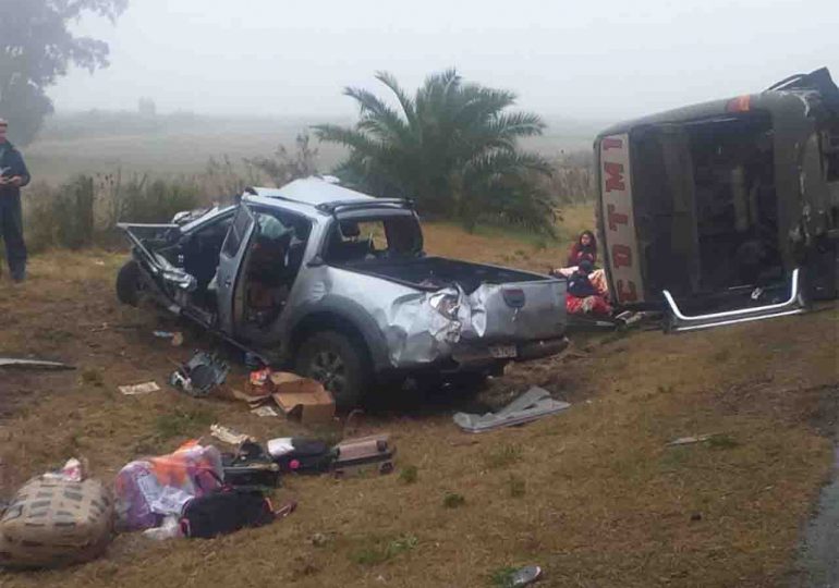 Siniestro de tránsito con lesionados en Ruta 23 km 130