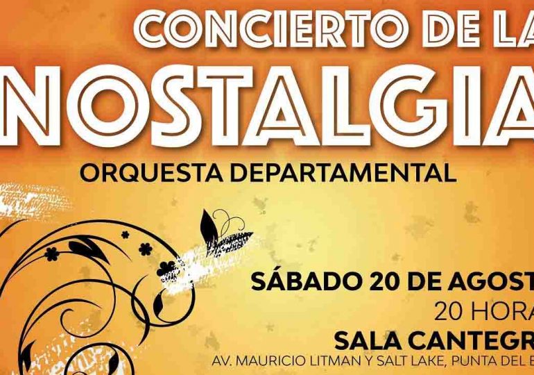 Orquesta Departamental invita a su Concierto de la Nostalgia en el Teatro Cantegril