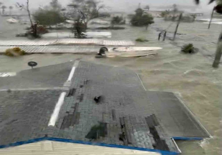 El huracán Ian llegó con potente fuerza a Estados Unidos