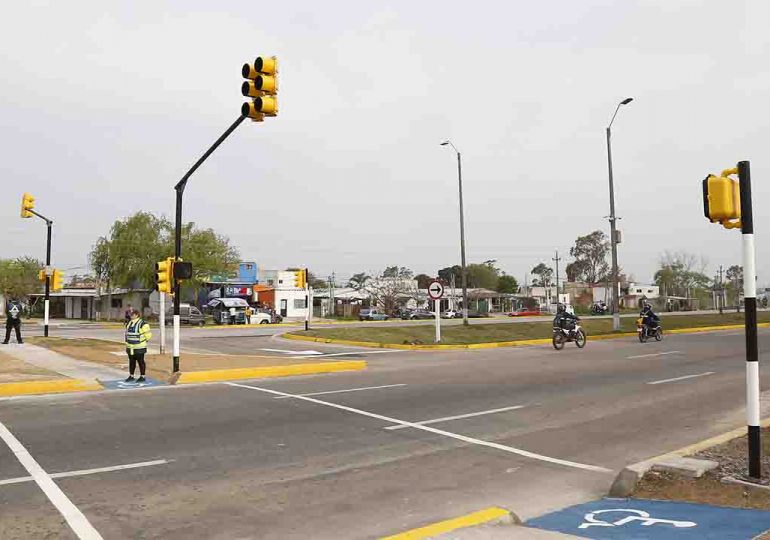 Hipódromo sumó semáforos en acceso Sur de Ruta 39 que se complementará con rotonda en entrada Norte