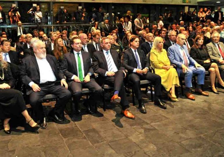 Lacalle Pou participó en conmemoración de la Noche de los Cristales Rotos