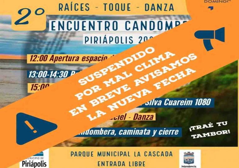 Suspendido el 2° Encuentro de Candombe