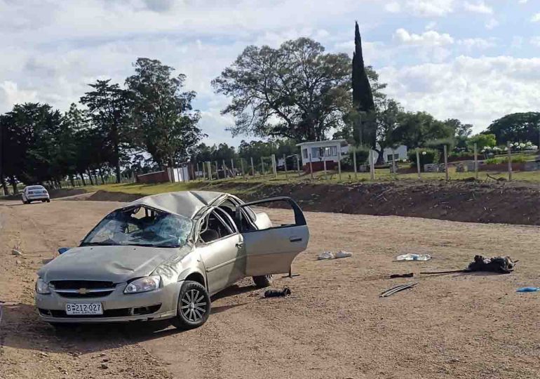 Un joven militar murió y otros dos resultaron lesionados tras despistar en Ruta 6