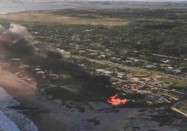 Incendio en La Susana, clásico parador de José Ignacio