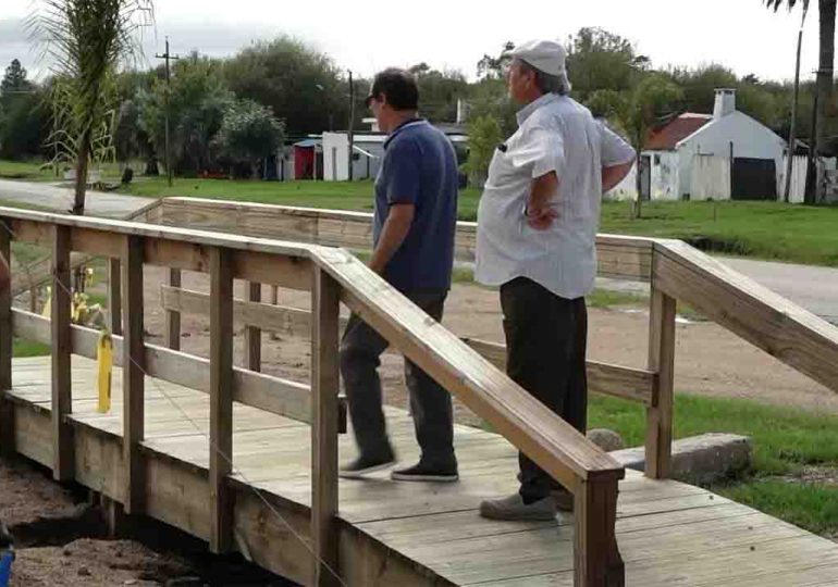 Terminal de ómnibus, ciclovías y plantación de palmeras destacó Antía en Aiguá