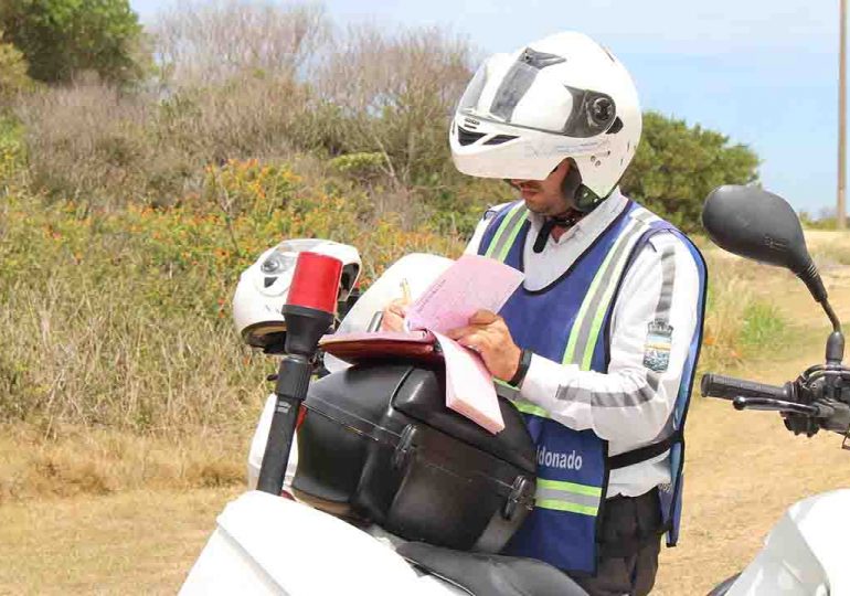 Tránsito hizo 1095 fiscalizaciones y retuvo 56 motos durante el fin de semana