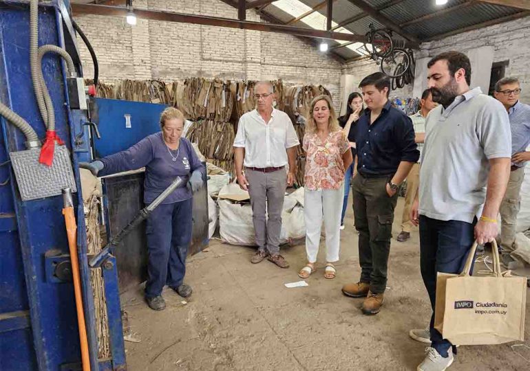 IMPO Ciudadanía destaca el crecimiento de emprendimientos de reciclaje en Flores