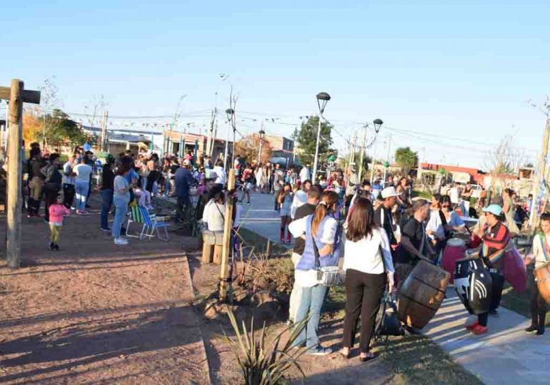 Antía inauguró plaza en Barrio Hipódromo con fuerte inversión en esparcimiento para la gente