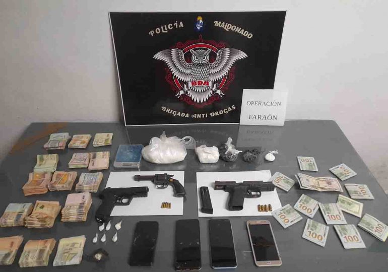 Desarticulan banda de narcotráfico en La Capuera y Ocean Park: incautan armas, drogas y dinero en efectivo