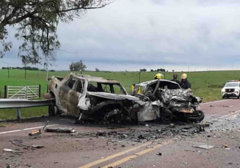 Cerro Largo | tres personas murieron tras el choque frontal de dos camionetas