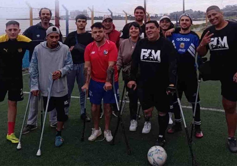 Políticas Inclusivas apoya práctica abierta de fútbol de amputados