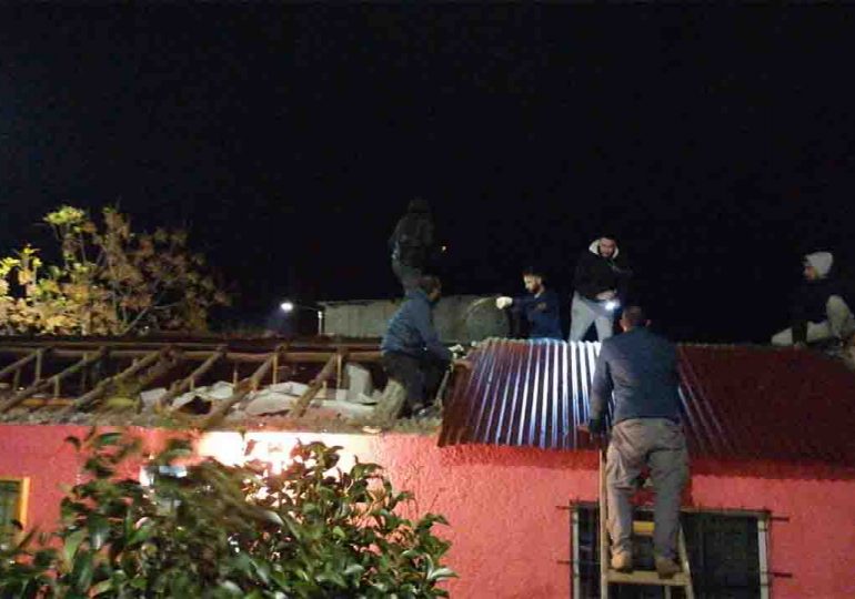 Temporal de viento y lluvia causa daños y una persona lesionada en Melo