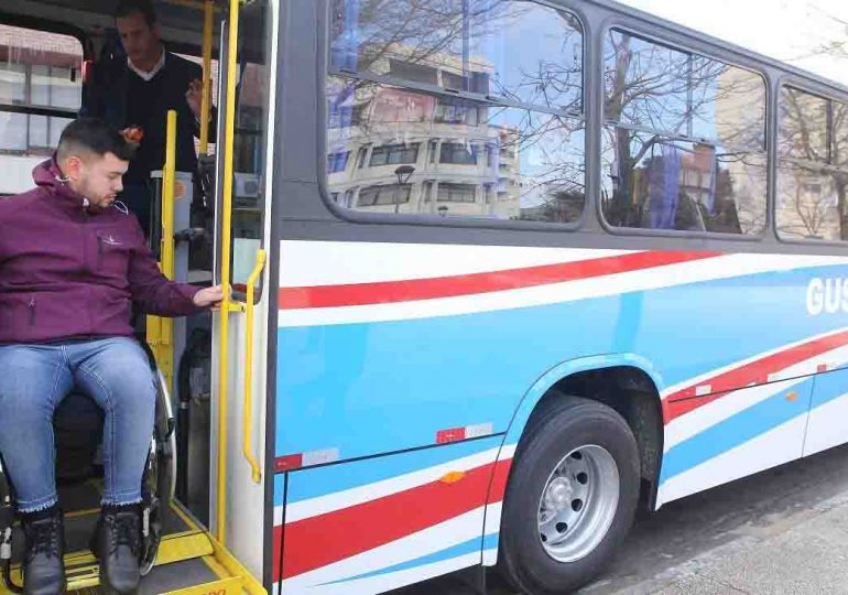 Primera unidad accesible de transporte de pasajeros para Zona Oeste significa verdadera inclusión gracias a una inversión con corazón