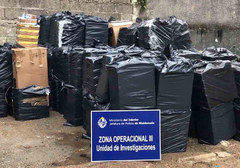 La Policía de Maldonado incautó miles de cajillas de cigarros de contrabando