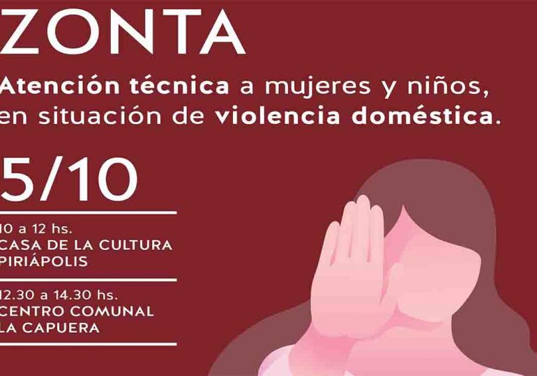 Zonta ofrece asistencia en Piriápolis y La Capuera