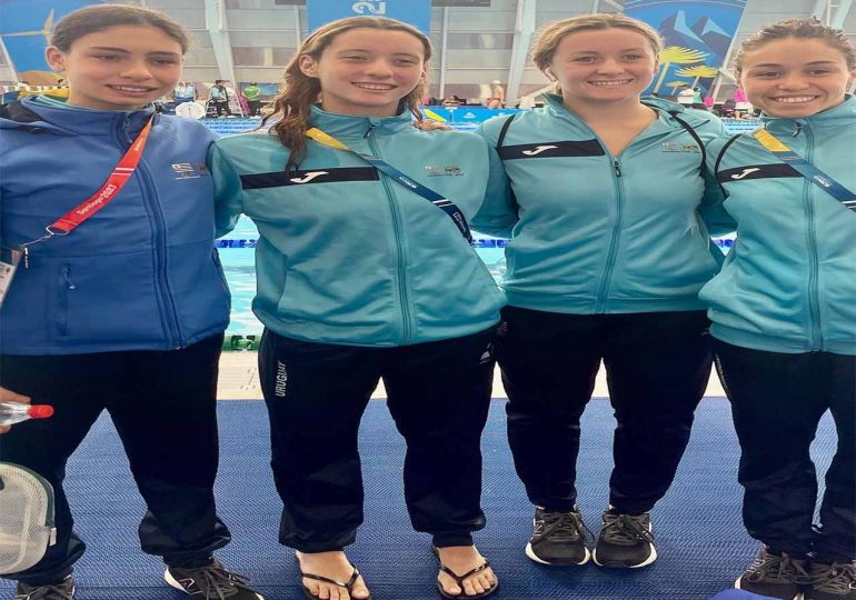 Relevo femenino 4x100 combinado uruguayo establece nuevo récord en Santiago