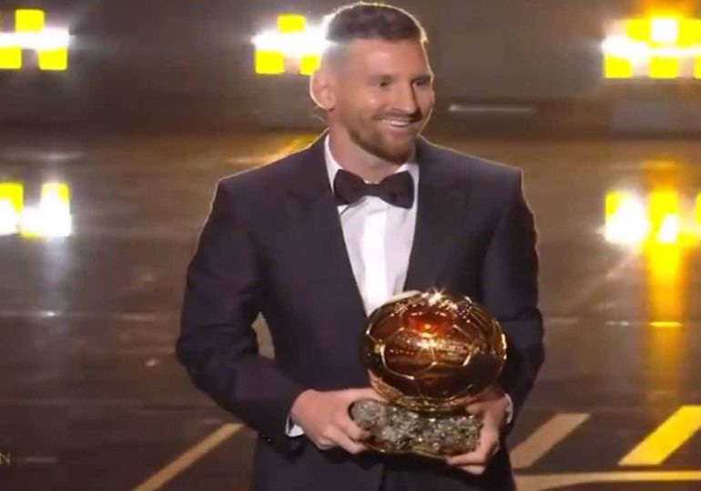 Messi ganó el Balón de Oro por octava vez en su carrera