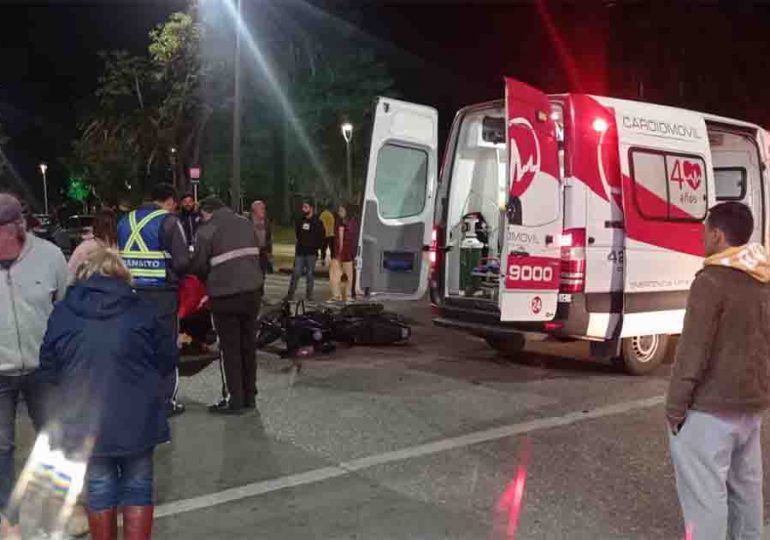 Chocaron moto y camioneta en Pan de Azúcar