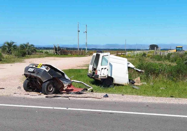 Fallece conductor de moto de alta cilindrada en choque frontal en la Ruta 9