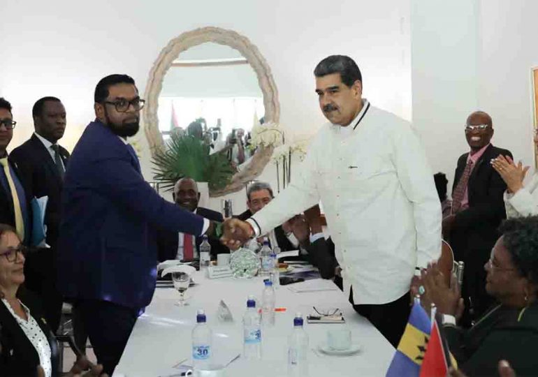 Venezuela y Guyana acuerdan no amenazarse ni usar la fuerza en su disputa por el Esequibo