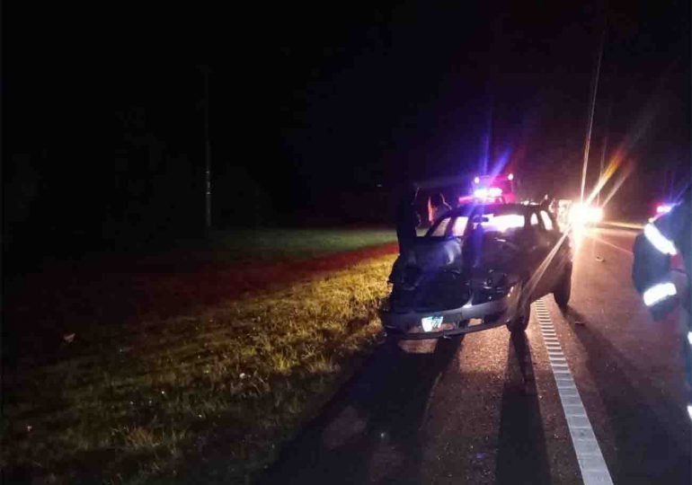 Fatal colisión en Ruta 15 | auto impacta a triciclo, dejando un fallecido