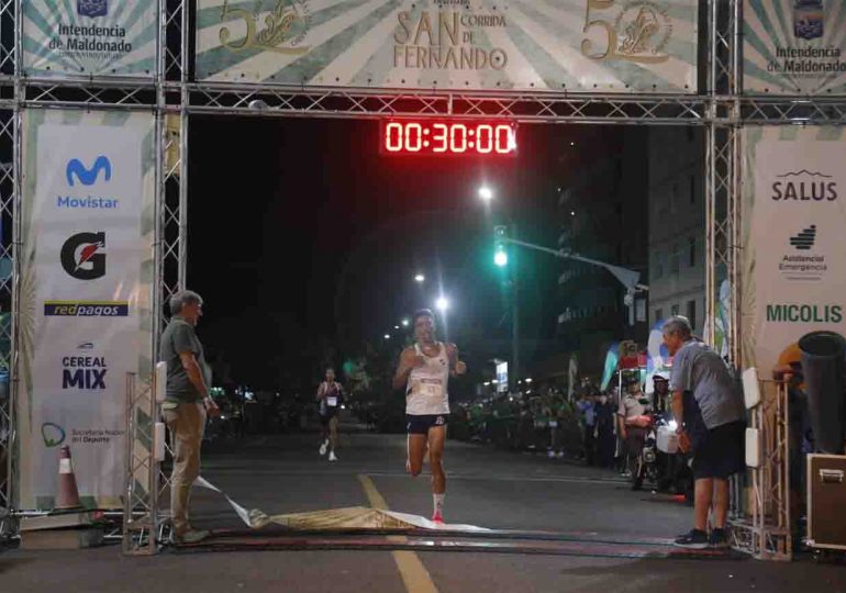 Valentín Soca fue el ganador de la 10 K de la corrida San Fernando en su 50 aniversario con un tiempo de 29.59