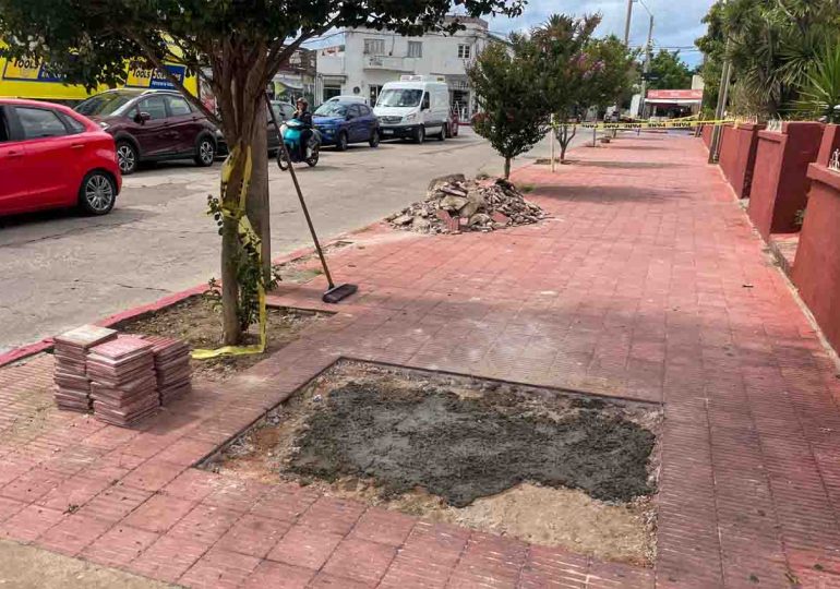 Mejoras en las veredas de Tucumán y Sanabria