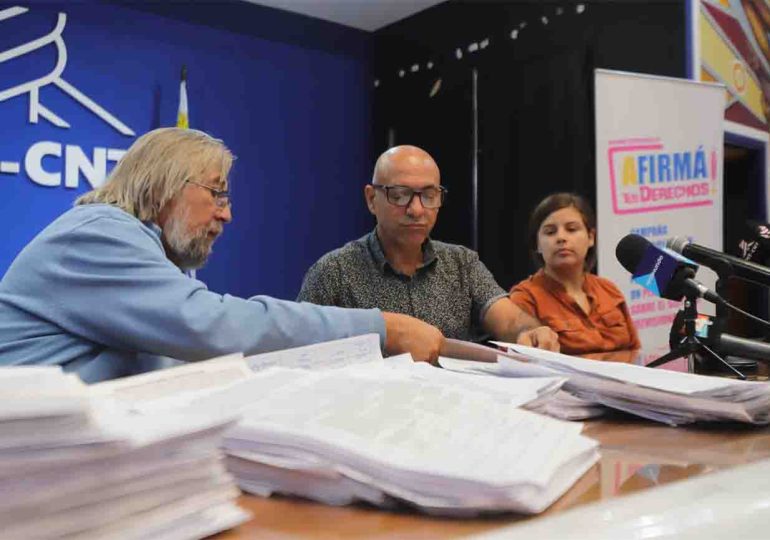 PIT CNT está a menos de 24 mil firmas para habilitar el plebiscito para la ley de la seguridad social