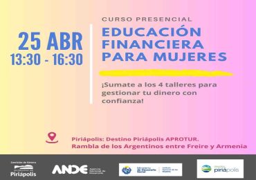 Curso de Educación Financiera para mujeres en Piriápolis
