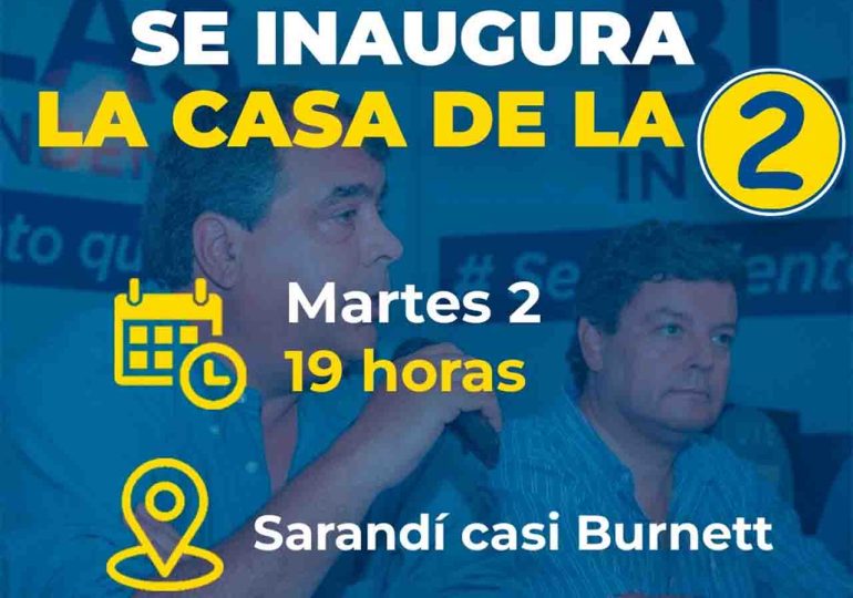 Blas y Casaretto inauguran “La Casa de la Lista 2”