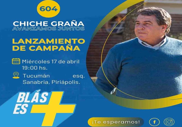 Alcalde de Piriápolis lanza campaña en apoyo a Rodrigo Blás