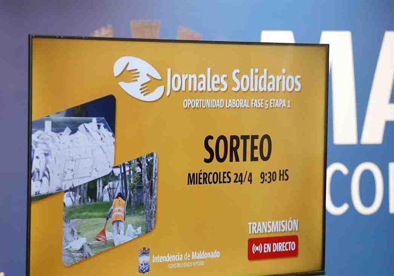 Municipios fortalecen las tareas de mantenimiento gracias a los Jornales Solidarios