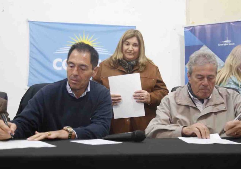 La IDM y el Correo dejaron inaugurado el centro de cercanía de Pueblo Garzón