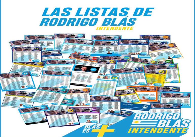 Unión y Cambio presentó listas que impulsan candidatura de Rodrigo Blás