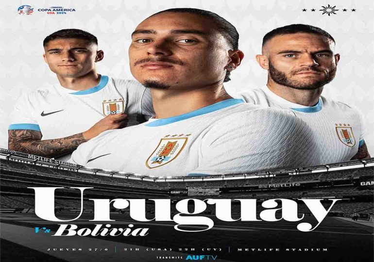 Uruguay y Bolivia se enfrentan hoy en la Copa América 2024