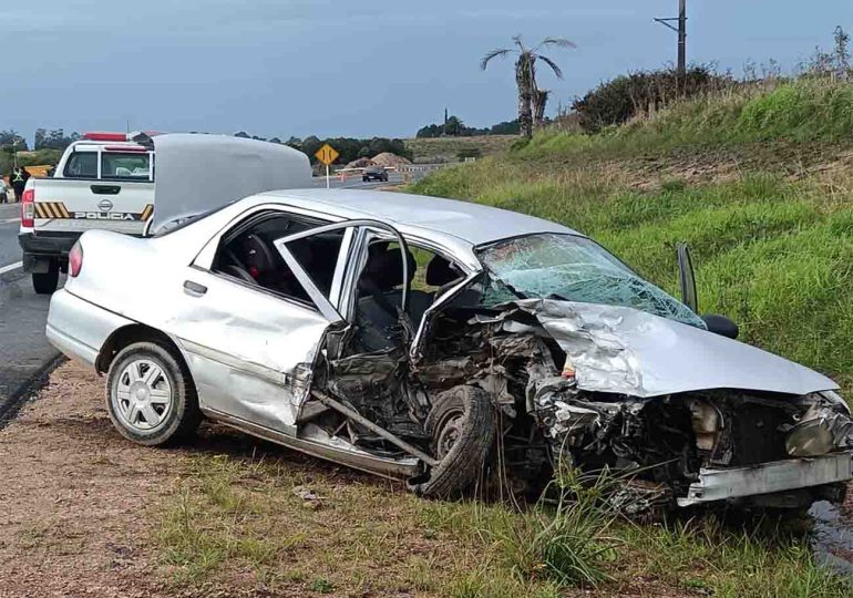 Choque frontal en Ruta 9 deja varios heridos