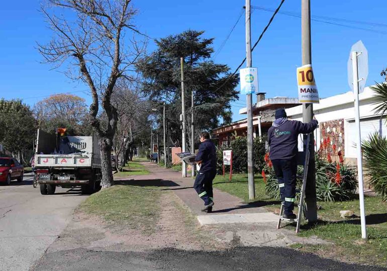 Retiran cartelería de propaganda política en Piriápolis