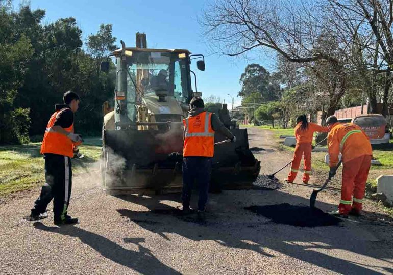 Obras Piriápolis mejora calles en Playa Hermosa y Barrio Country