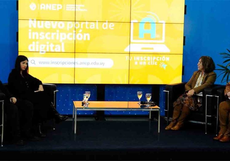 ANEP presentó portal web de inscripción para estudiantes de educación pública