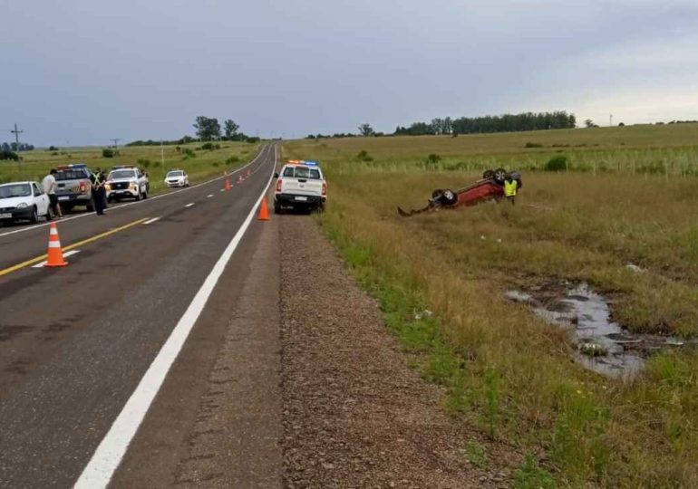 Conductor fallecido tras vuelco de camioneta en Ruta 31