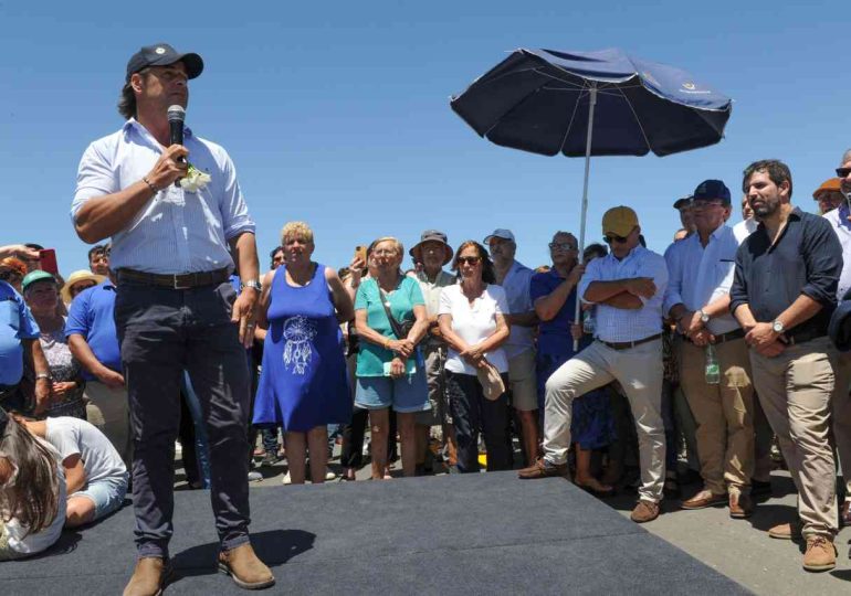 El Presidente destaca avances del Proyecto Arazatí para garantizar agua potable