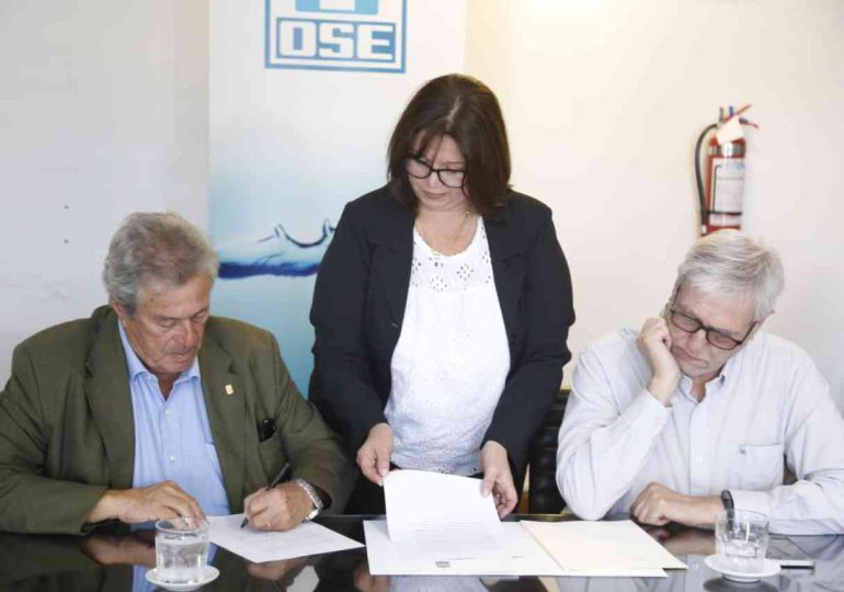 OSE e IDM firmaron regularización de terrenos, Antía anunció edificio de estacionamiento