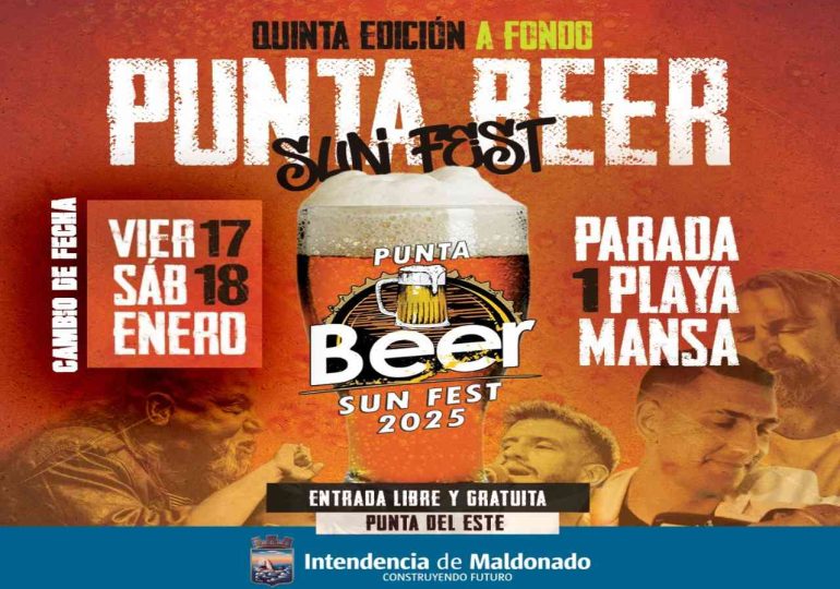 Punta Beer Sun Fest cambia de fecha