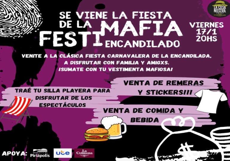 "Festi Mafia Encandilado" anticipa el Carnaval 2025 en Piriápolis