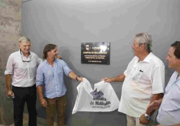 Inauguración de la nueva piscina de calentamiento en Maldonado