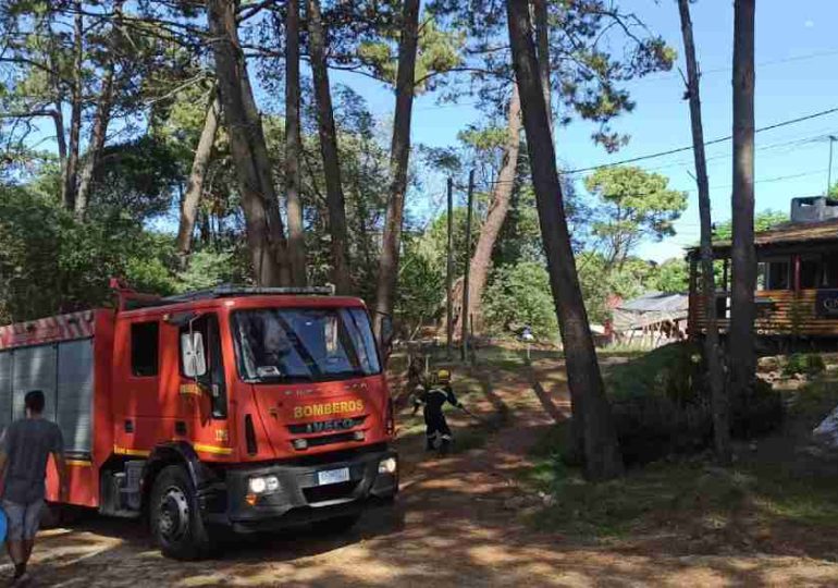 Incendio en una casa del barrio Country, Piriápolis