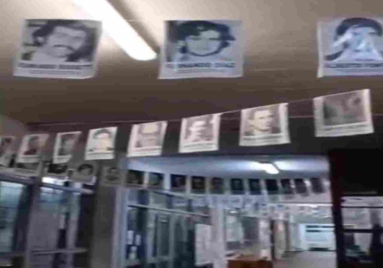 Polémica en la Junta por afiches con imágenes de desaparecidos en liceo de Pan de Azúcar