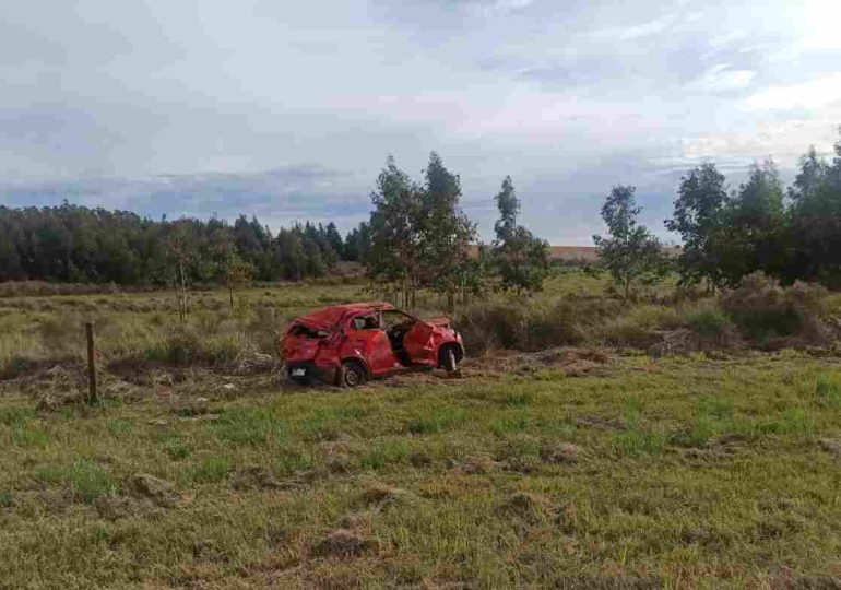 Despiste y vuelco en Soriano deja un fallecido